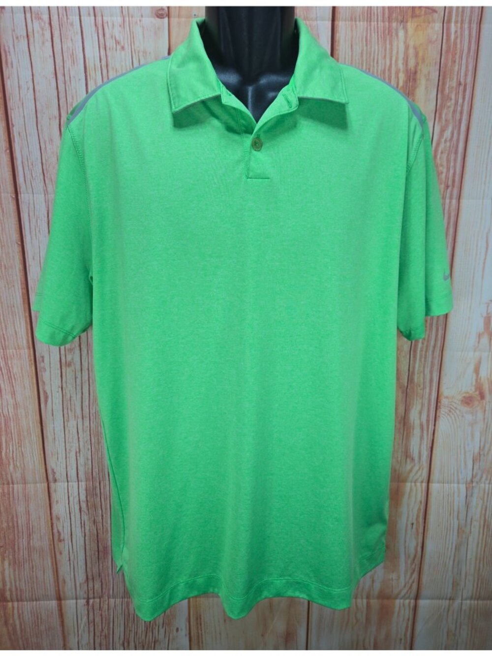 Nike Golf Dri-Fit Tour Performance Green Polo Size Large